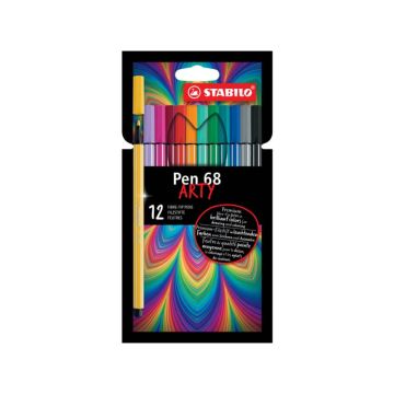 Pennarelli Stabilo Pen 68 arty - tratto 1 mm - colori assortiti Conf. 12 pezzi - 6812-1-20