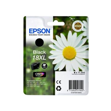Cartuccia inkjet alta capacità ink pigmentato Margherite 18XL Epson nero C13T18114012