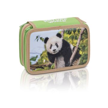 Astuccio 3 zip nature word - 12 pastelli + 18 pennarelli CoLibrì assortiti PFASTB3
