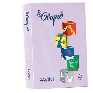 Carta colorata FAVINI LE CIRQUE per tutte le tecnologie di stampa 80 g/m² A4 lilla 104 500 fogli - A719504