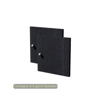 2 antine fronte & retro per libreria caselle Maxicube Nero Artexport - 32,2x32,1 cm - 2a MaxC/8