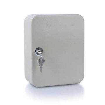 Cassetta portachiavi in metallo da 20 posti Donau - grigio - 200x160x80 mm 5241001PL-99