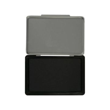 Cuscinetto per timbri Q-Connect 11x7 cm nero KF25211