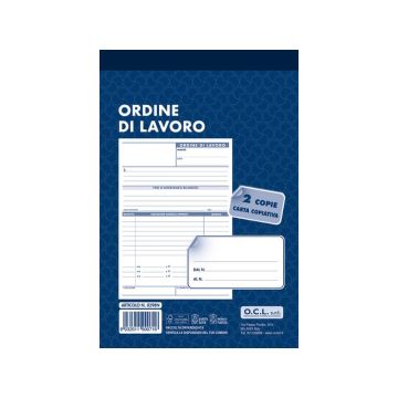 Blocco ordine di lavoro O.C.L. 14,4x21,6 cm 100 fogli 0298N