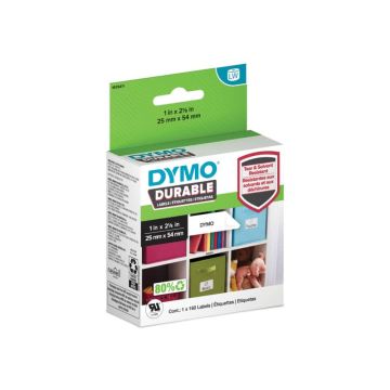 Rotolo da 160 etichette Dymo LaberWriter Durable spediz./badge 54x25 mm bianco 1976411