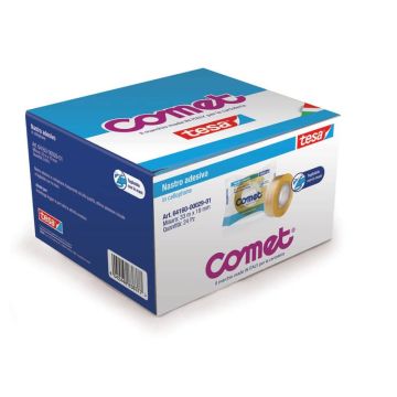 Nastro adesivo trasparente Comet CELLO 64-160 cellophane 19mm x 33m - 64160-00029-01