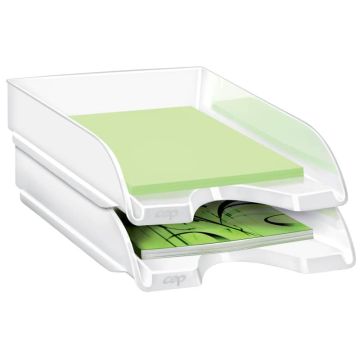 Vaschetta portacorrispondenza CepPro Gloss CEP in polistirolo impilabile bianco - 1002000021
