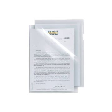 Cartelline a L in PP Sei Rota Poli T 150 trasparente 50 pz. - 662319