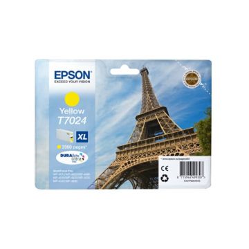 Cartuccia inkjet alta capacità ink pigmentato blister RS T7024 Epson giallo C13T70244010