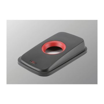 Coperchio per contenitori Geo - bottiglie Vileda Professional in PPL nero/rosso - 137732