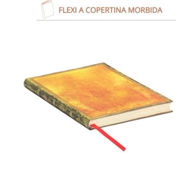 Paperblanks-Diario taccuino 12x18cm righe-Flexi- Ochre
