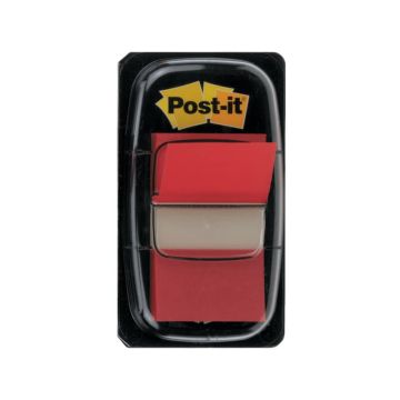 Segnapagina removibili Post-it Index Medium con dispenser rosso 50 segnapagina - 680-1