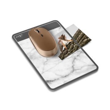 Tappetino per mouse Cep 210x150 mm marmo grigio 1008101611