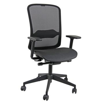 Seduta ergonomica Shape - completamente in rete - nero - Unisit