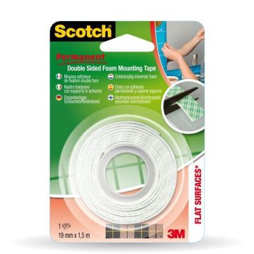 Nastro biadesivo forte Scotch 19 mm x 1,5 m 33-1915B12