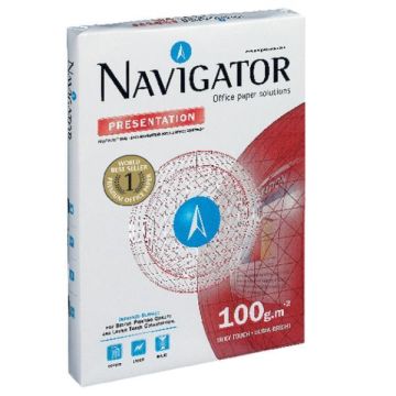 Carta Presentation Navigator A3 100gr/mq risma 500 fogli 1280PN (conf.4)
