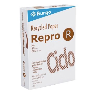 Carta Repro R Ciclo Burgo A4 80 g/mq 8121 (conf.5 risme)