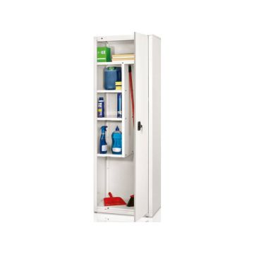 Armadio multiuso 1 porta Tecnical 2 BA-60-TRA - con divisore verticale 60x41x181,5 cm bianco