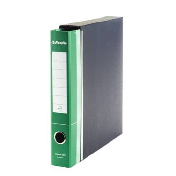 Registratore ESSENTIALS G72 verde dorso 5cm f.to commerciale ESSELTE