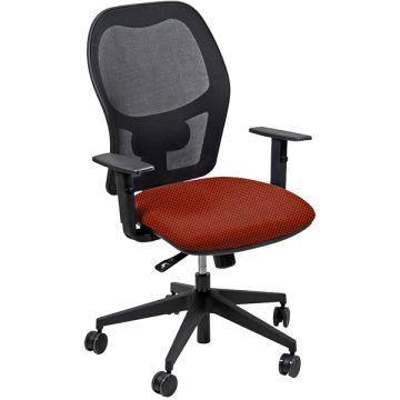 Seduta ergonomica Hubble - tessuto Fashion Go Couture - arancione - Unisit
