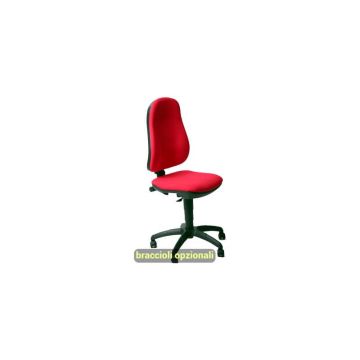 Sedia girevole operativa Unisit Ariel AICP Eco smart rivestimento ignifugo bordeaux - AICP/ID
