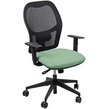 Seduta ergonomica Hubble - tessuto post consumo - verde acqua - Unisit