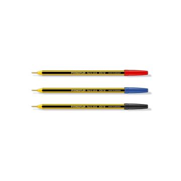 Penna a sfera Staedtler Noris Stick M 1 mm - tratto 0,35 mm blu conf. da 20 - 434 03