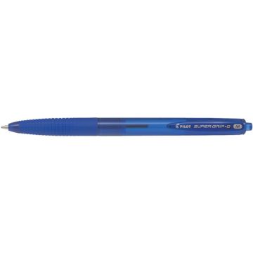 Penna a sfera a scatto Pilot Super Grip G punta M blu 1615