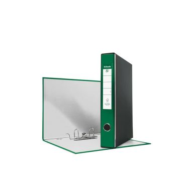 Registratore con custodia Esselte G52 EUROFILE commerciale dorso 5 cm cartone rivestito in PP verde - 390752180