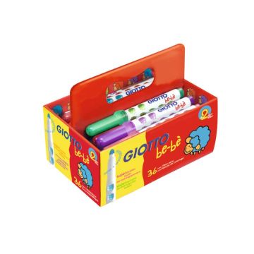 Superpennarelli GIOTTO be-be' punta super resistente 5 mm assortiti Schoolpack da 36 - 461200