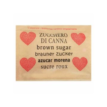 Zucchero di canna in bustine con soggetto generico Frazzi - conf. da 200 pezzi - 06PZ200