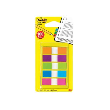 Segnapagina remov. Post-it Index Mini + dispenser colori assortiti 5 blocchetti da 20 - 683-5CB2-EU