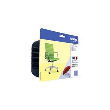 cartucce inkjet LC-229+LC-225 Brother n+c+m+g Conf. 4 - LC-229XLVALBP
