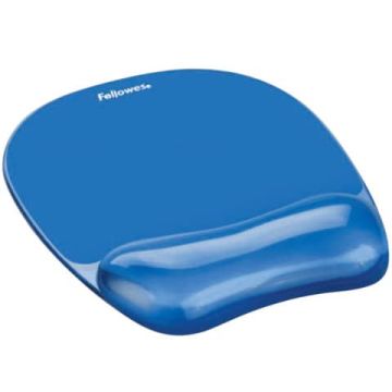Mousepad con poggiapolsi Crystals Gel blu - 9114120