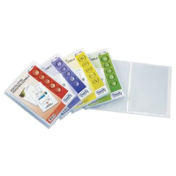 Portalistino a fogli fissi FAVORIT sviluppo personalizzabili liscia 15x21 cm 50 buste trasparente - 100460238
