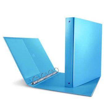 Raccoglitore 4 anelli NETTUNO Sei Rota diametro 30 mm - colore azzurro 36803143