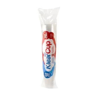 Bicchieri trasparenti in PET KlearCup 250 cc conf. 50 pezzi - 61891