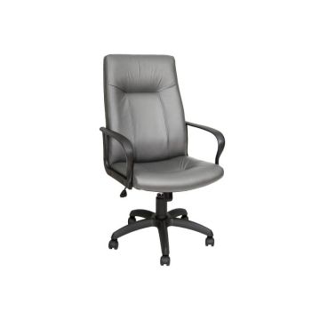 Poltrona direzionale girevole Unisit Eridanus ERP Eco Smart schienale alto - rivestimento similpelle grigio -ERP/KG