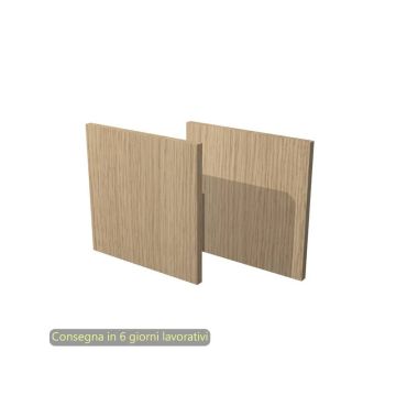Coppia di dietri per libreria componibile Artexport Maxicolor - 32,2x32,1 cm - rovere - 2R-MaxC-C