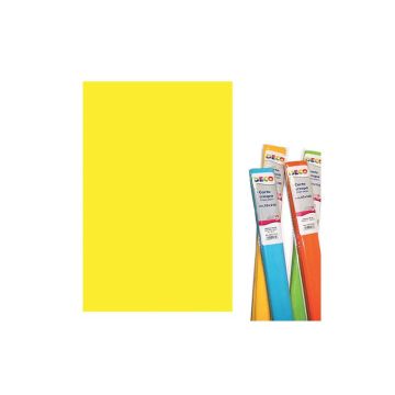 Rotolo di Carta crespa - 50x250 cm - 40 g/m² Deco giallo 10713/02