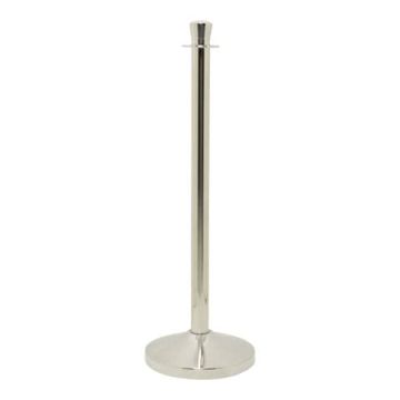 Base di colonna segnapercorso Securit in acciaio inossidabile lucido Cromato RS-CL-CH-B2