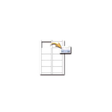 Biglietti da visita Decadry microperforati 85x54 mm. Fogli A4 bianco Conf. 150 biglietti - T403261