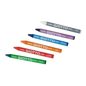 Pastelli a cera GIOTTO CERA assortiti astuccio appendibile da 24 - 282200