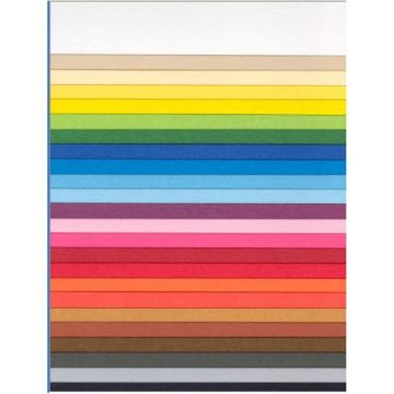 Cartoncino colorato Fabriano Elle Erre 50x70 cm 220 g conf. 20 fogli - arancio - 42450708