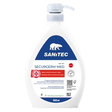 Sapone liquido Sanitec disinfettante lavamani P.M.C. 1 L 1027