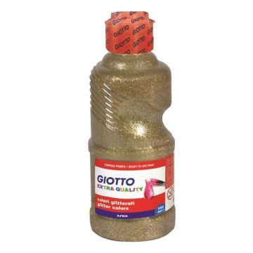 GIOTTO FLACONE 250ML TEMPERA ORO GLITTER