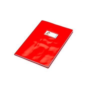 Copriquaderno con etichetta - Coprimaxi Beat A4 in PVC laccato spessore 180 m CoLibrì rosso - PF02020112