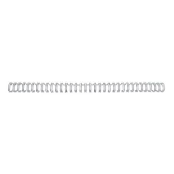 Spirali metalliche a 34 anelli GBC Wirebind 12mm A4 argento RG810897