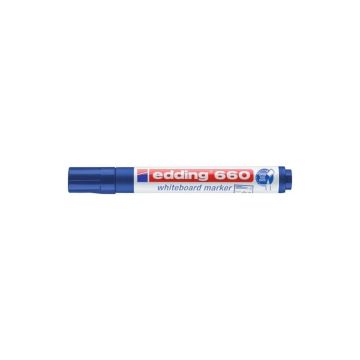 Marcatore per lavagne bianche edding 660 punta conica 1,5-3 mm blu 4-660003
