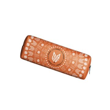 Astuccio ovale Pigna Jannik Sinner con zip personalizzata e logo in rilievo - 24x4,35x10 cm - 023347700